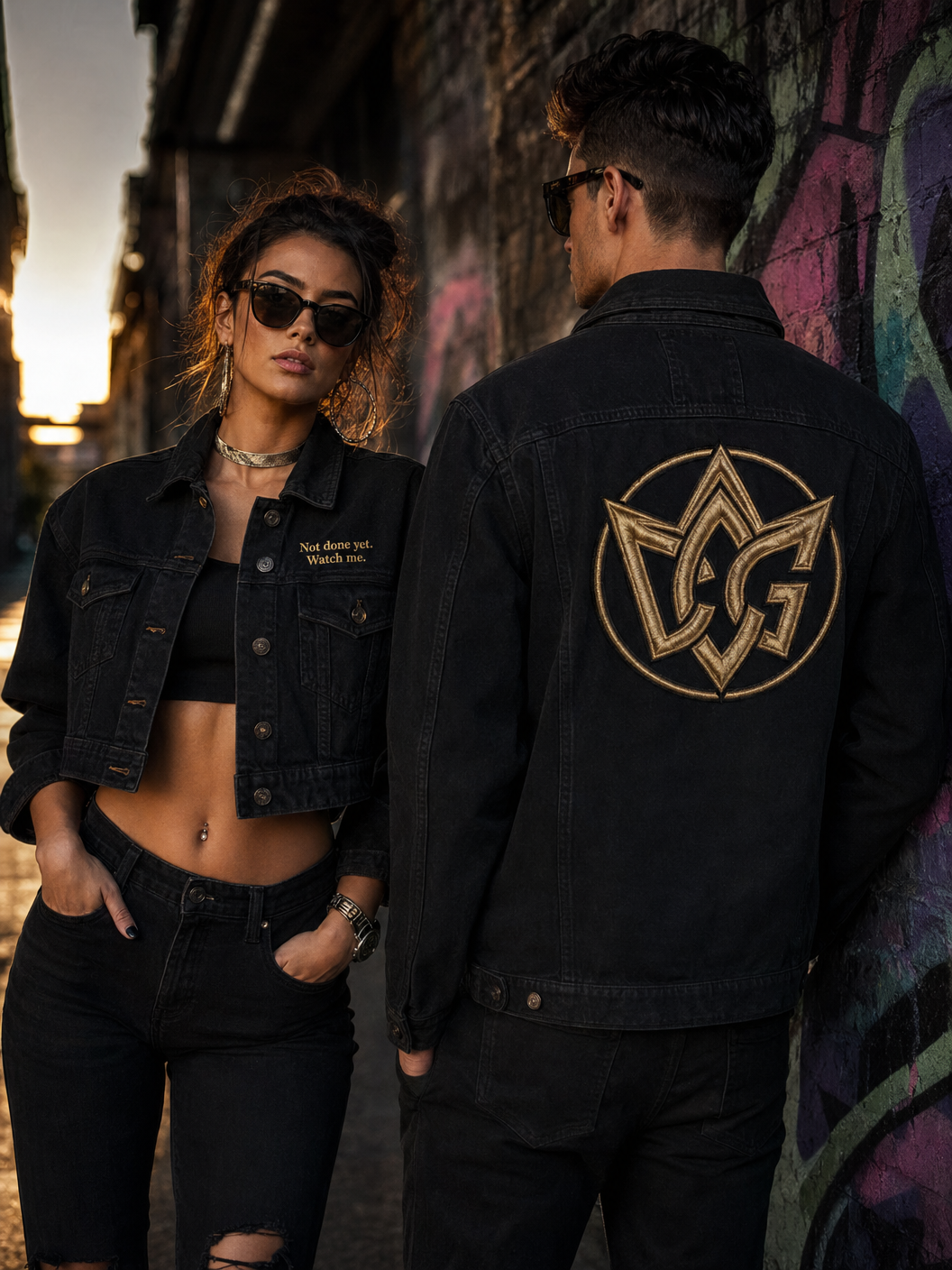 The Watch Me Cropped Denim