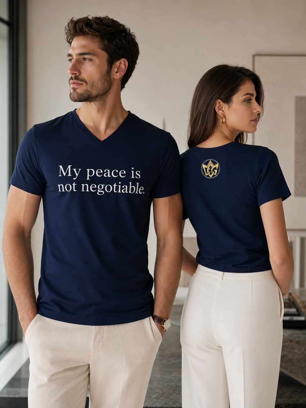 The Peace V-Neck Tee